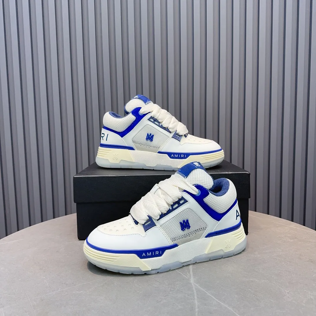 Men's shoes 💰660💰 AMIRI AMIRI trendy brand hot sale 🔥 Available all year round, couples 💑 Official website synchronization Imported fabrics 1⃣️ vs 1⃣️ replica, original factory special original sole, 35-45 (45. non-refundable)